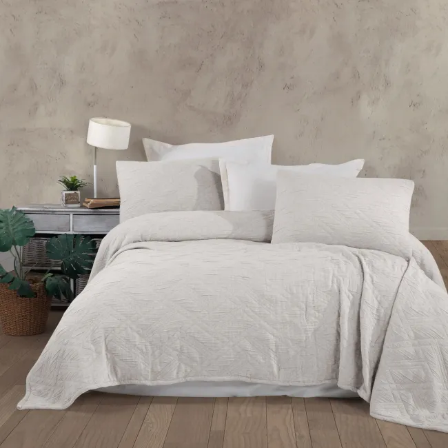 Melba Çift Kişilik Yatak Örtüsü Takımı / Gri 