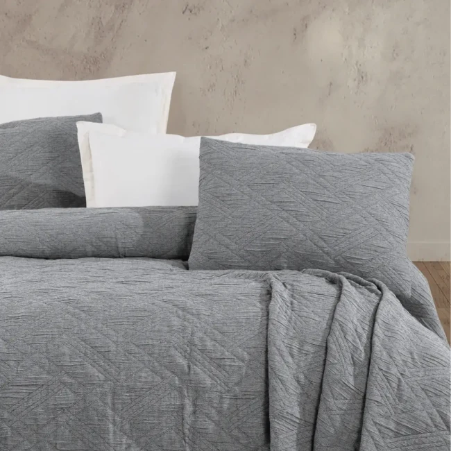 Melba Çift Kişilik Yatak Örtüsü Takımı / Antrasit - 4