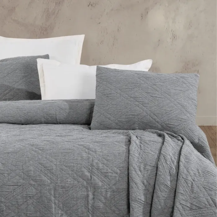 Melba Çift Kişilik Yatak Örtüsü Takımı / Antrasit - 4