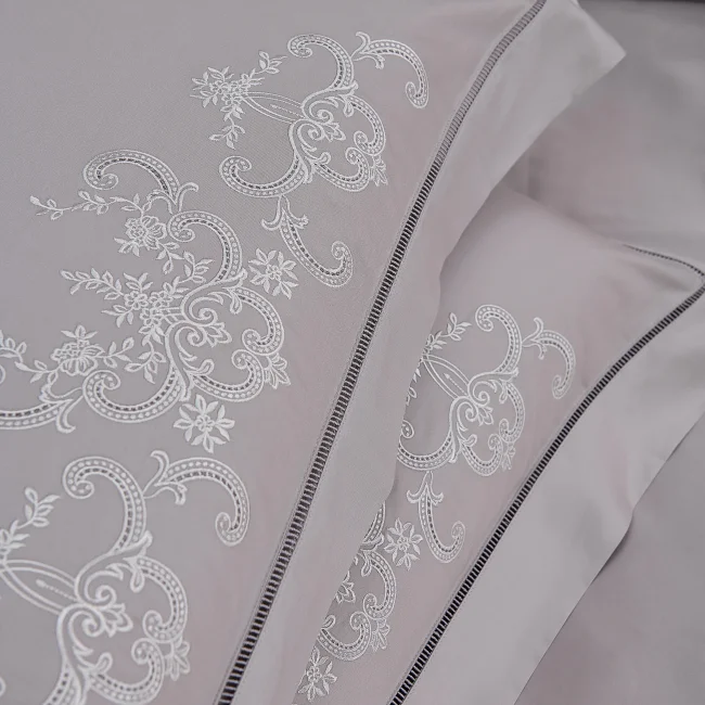 Melvin 400Tc Luxury Nevresim Takımı / Gri - 4