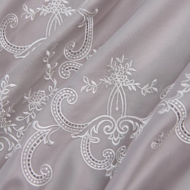 Melvin 400Tc Luxury Nevresim Takımı / Gri - 5