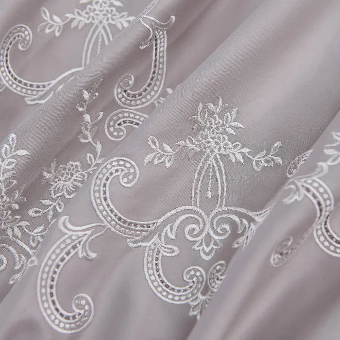 Melvin 400Tc Luxury Nevresim Takımı / Gri - 5