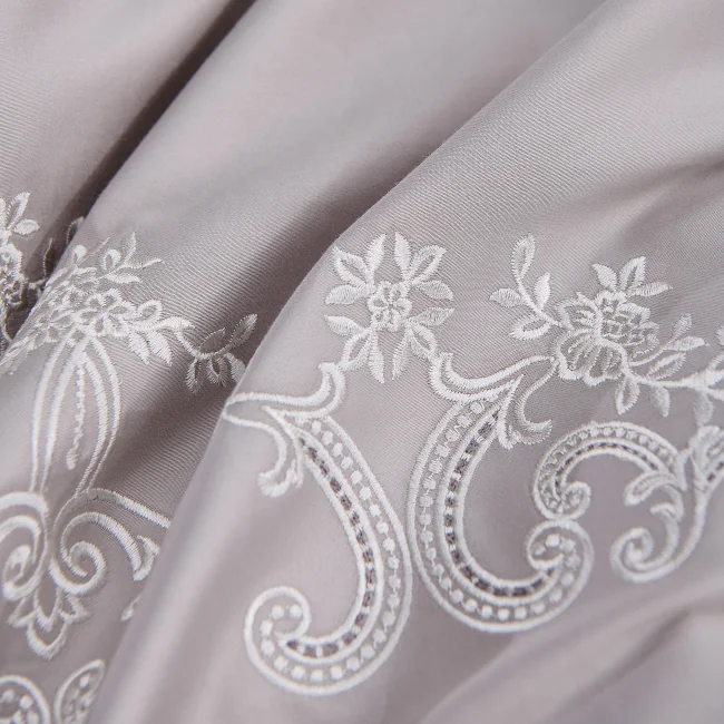 Melvin 400Tc Luxury Nevresim Takımı / Gri - 6