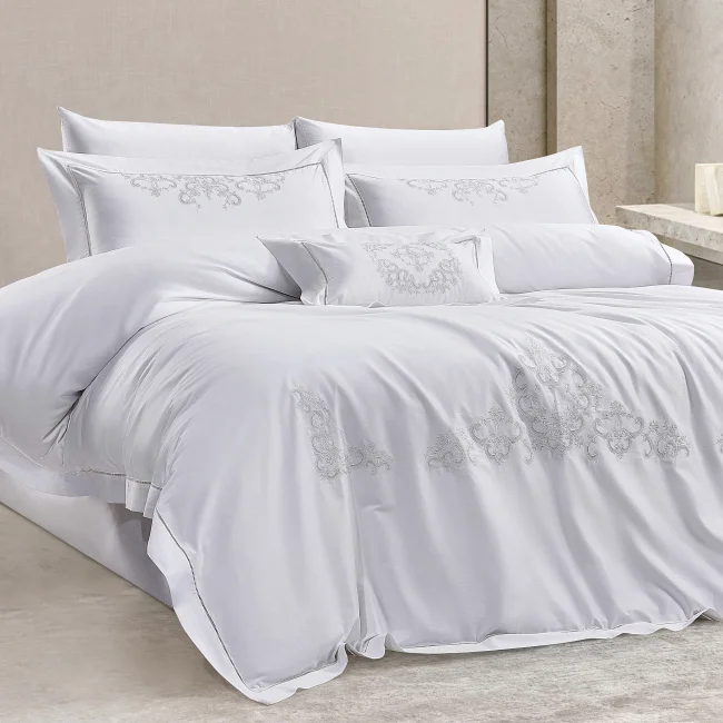 Melvin 400Tc Luxury Nevresim Takımı / Krem - 1