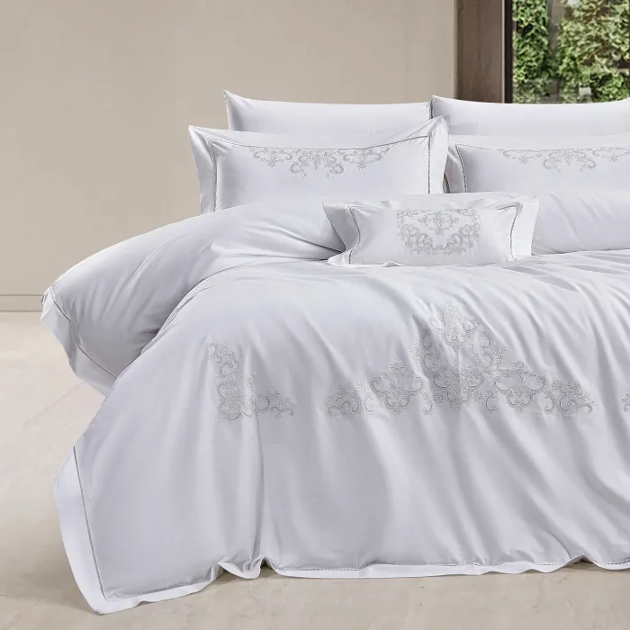 Melvin 400Tc Luxury Nevresim Takımı / Krem - 3