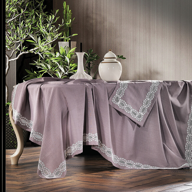 Zebra Casa - Menso Table Cloth Lavender