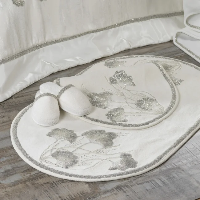 Mila 24 Parça Premium Çeyiz Yatak Seti / Krem - 6