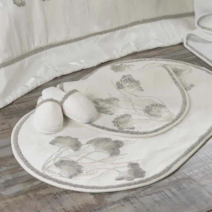 Mila 24 Parça Premium Çeyiz Yatak Seti / Krem - 6