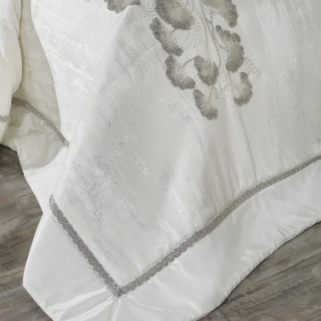 Mila 24 Parça Premium Çeyiz Yatak Seti / Krem - 4