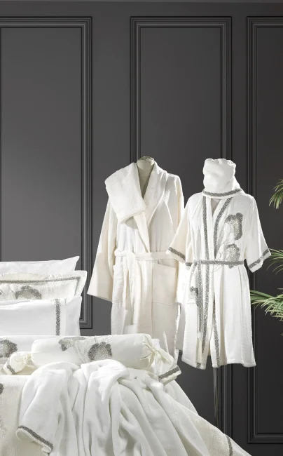 Mila 24 Parça Premium Çeyiz Yatak Seti / Krem - 5