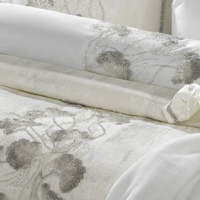 Mila 24 Parça Premium Çeyiz Yatak Seti / Krem - 3