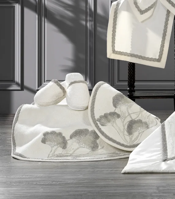 Mila İkili Oval Paspas Takımı / Krem - 2