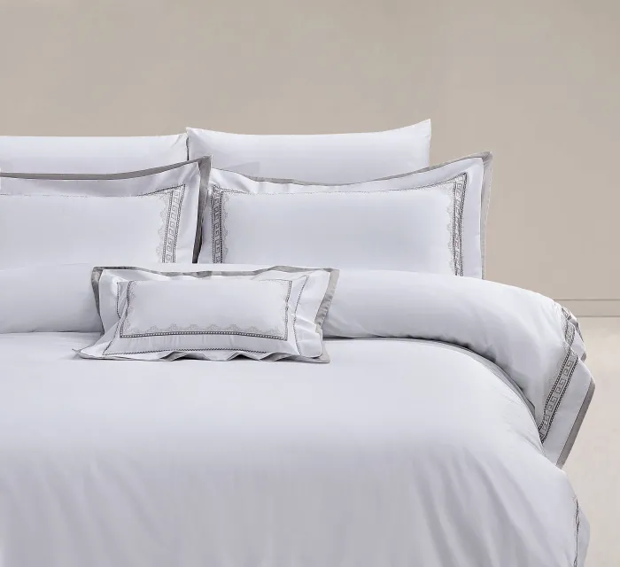 Miranda 400Tc Luxury Nevresim Takımı / Krem - 5