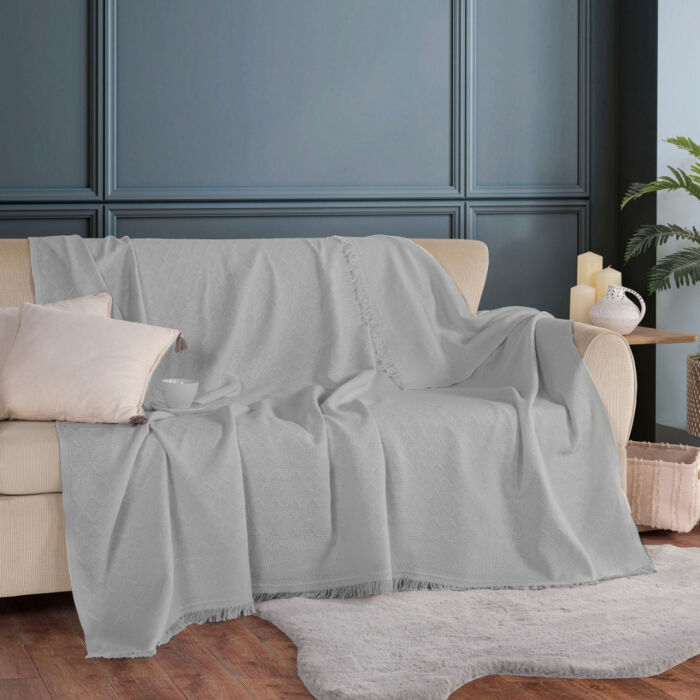 Noble 170x200cm Koltuk Örtüsü / Gri - 1