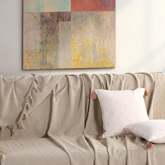 Noble 200x230cm Koltuk Örtüsü / Bej - 2