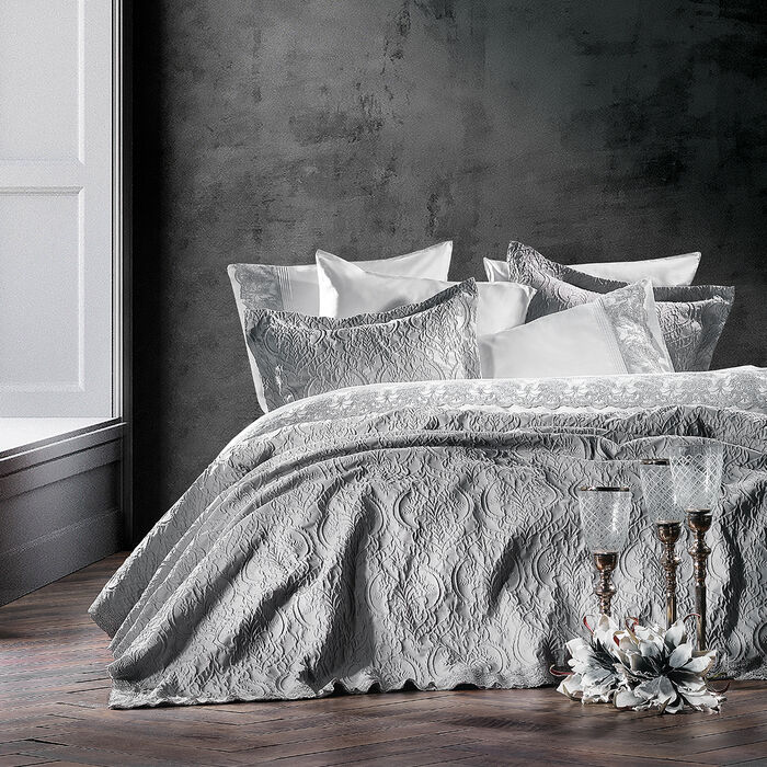 Norsia Grey Bedding Set with Duvet Cover