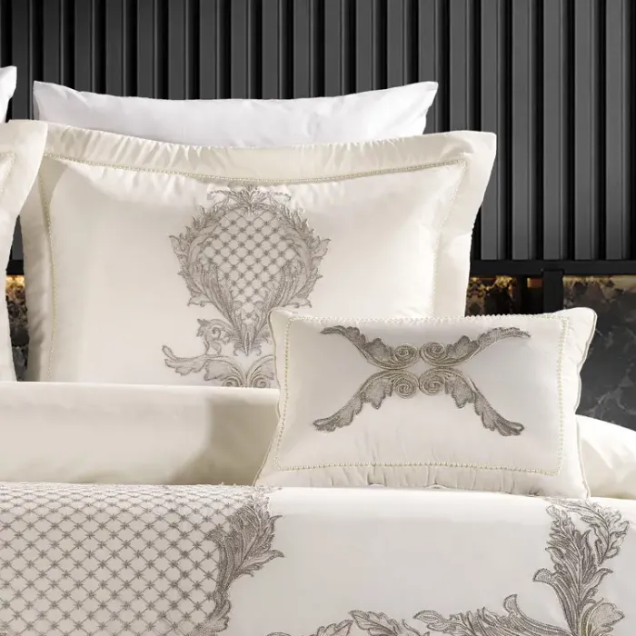Ornella 4 Prc. Bedspread / Ecru - Silver - 5