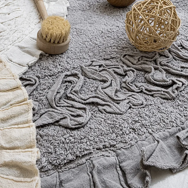 Parisa %100 Pamuk 80x120 Banyo Paspası – Bej - 3