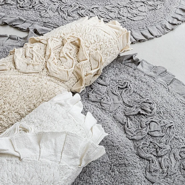 Parisa %100 Pamuk 80x120 Banyo Paspası – Bej - 4