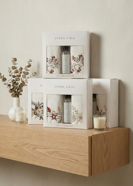 Perge Kokulu Havlu Seti - 6