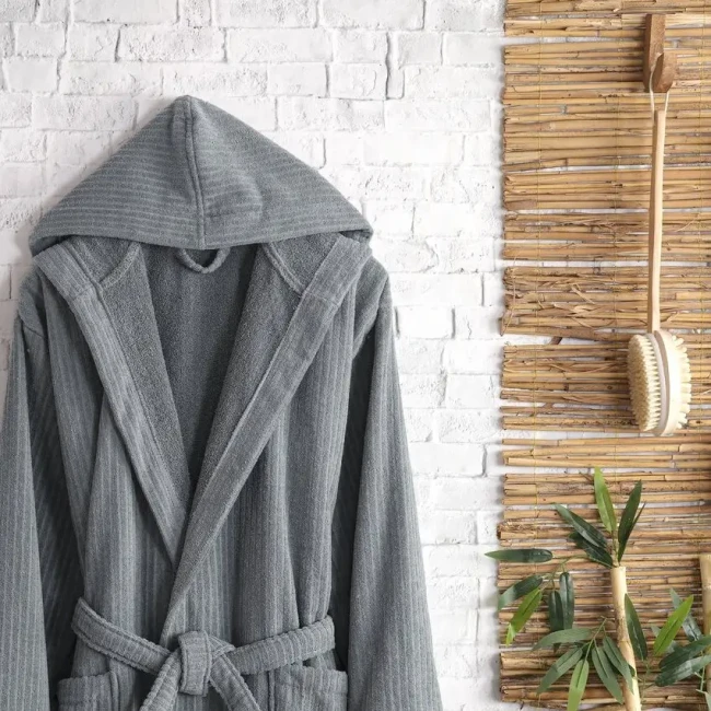 Pia Tek Bornoz / Petrol - Zebra Casa (1)