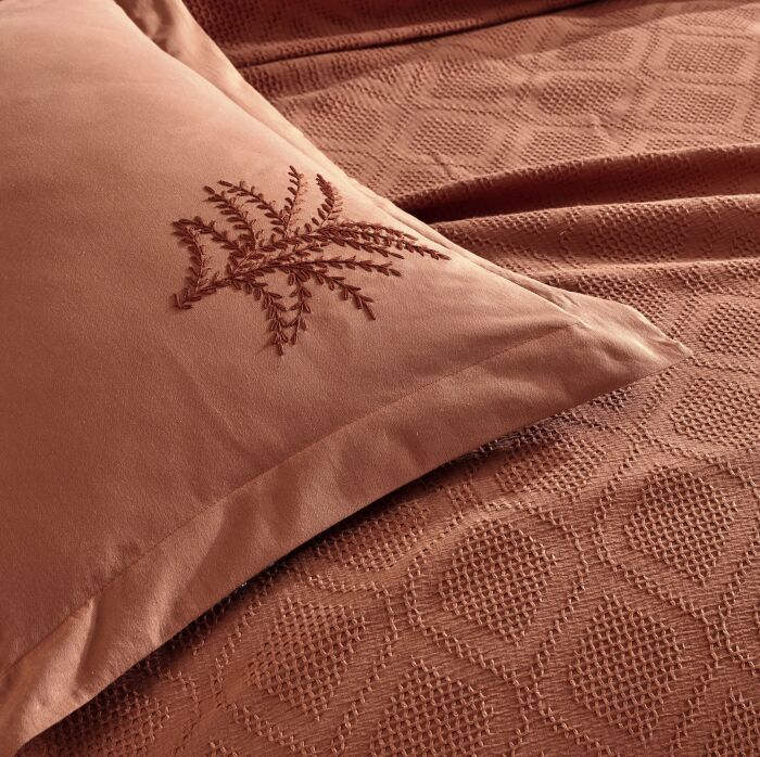 Sandal Tek Kişilik Pike Takımı / Kiremit - 3