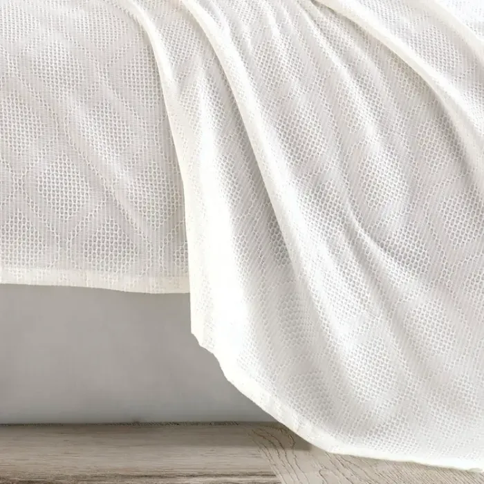 Sandal Tek Kişilik Pike Takımı / Krem - 5
