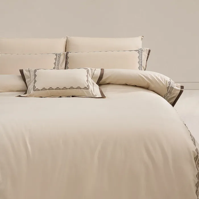 Soren 400Tc Luxury Nevresim Takımı / Krem - 3