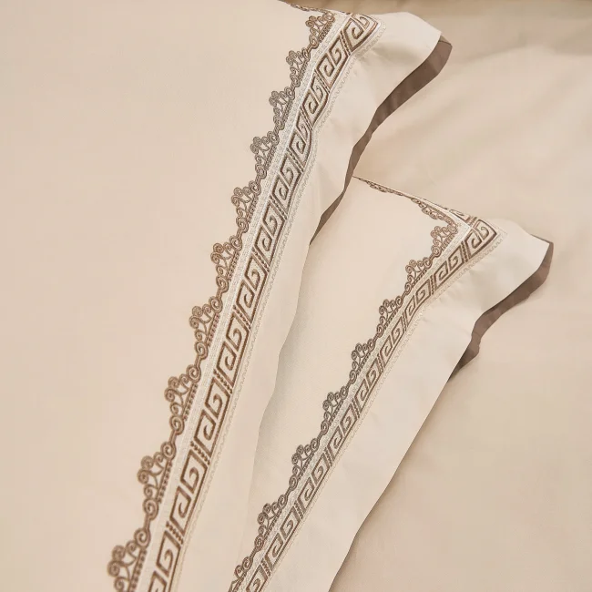 Soren 400Tc Luxury Nevresim Takımı / Krem - 4