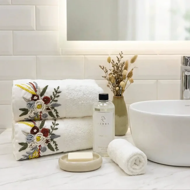 Terre Kokulu Havlu Seti - 3