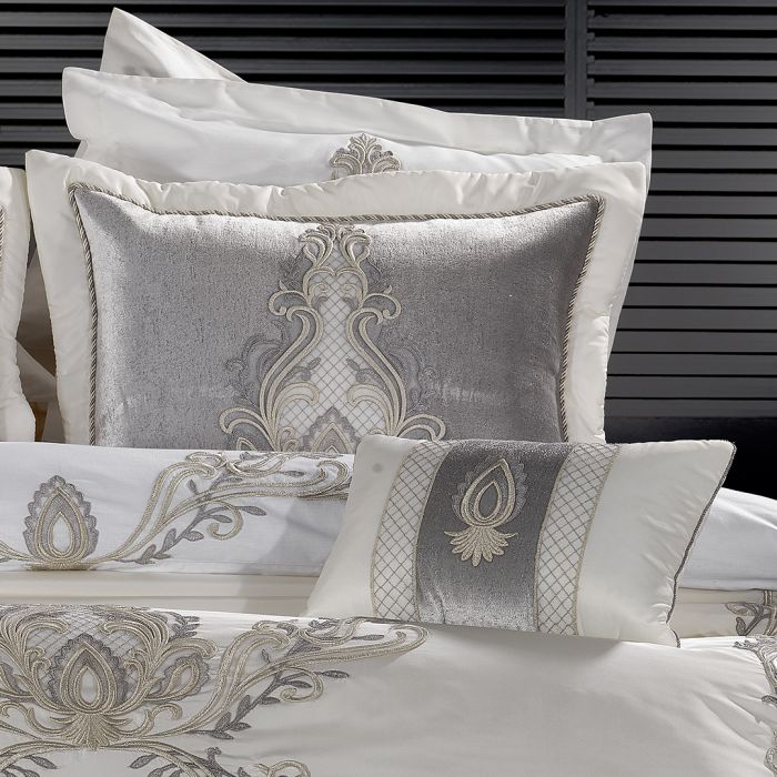 Tiara Bedspread Set / Grey