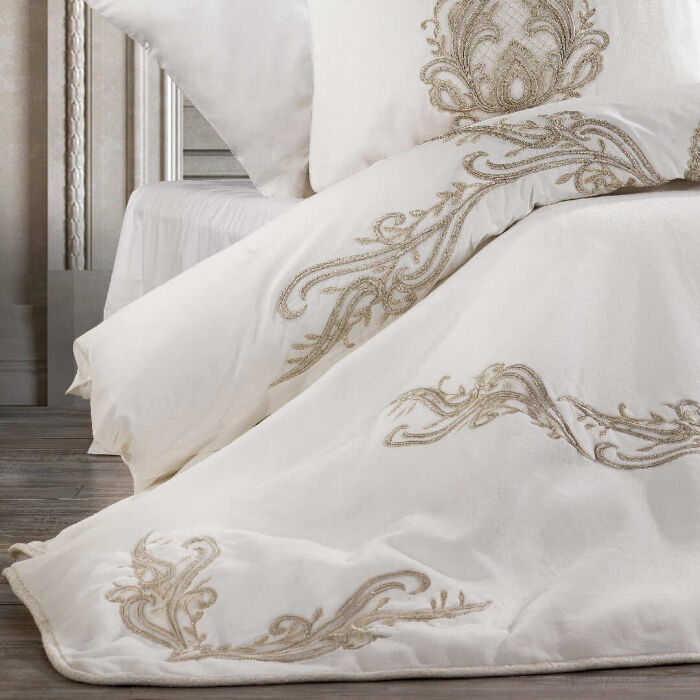Tiara 7 Pcs. Blanket Set Cappuccino - 3