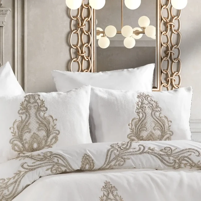 Tiara 7 Pcs. Blanket Set Cappuccino - 5