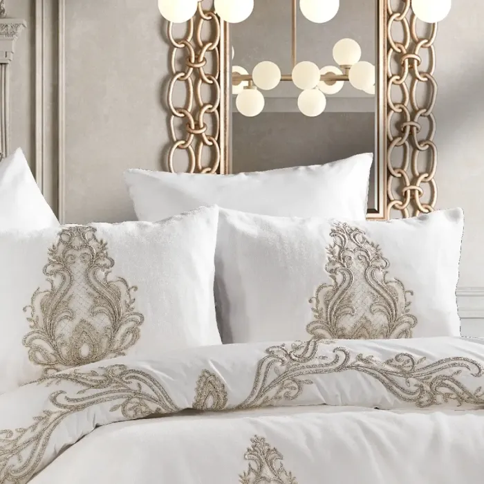Tiara 7 Pcs. Blanket Set Cappuccino - 5