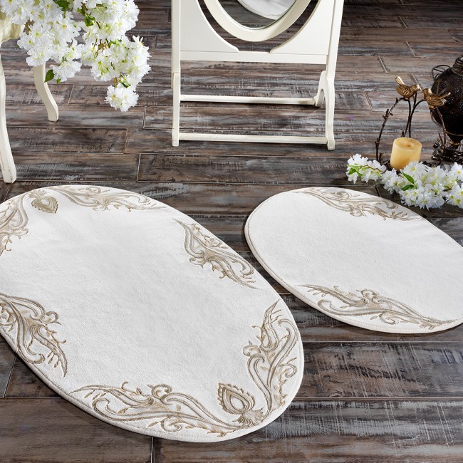 Tiara İkili Oval Paspas Takımı Capp 