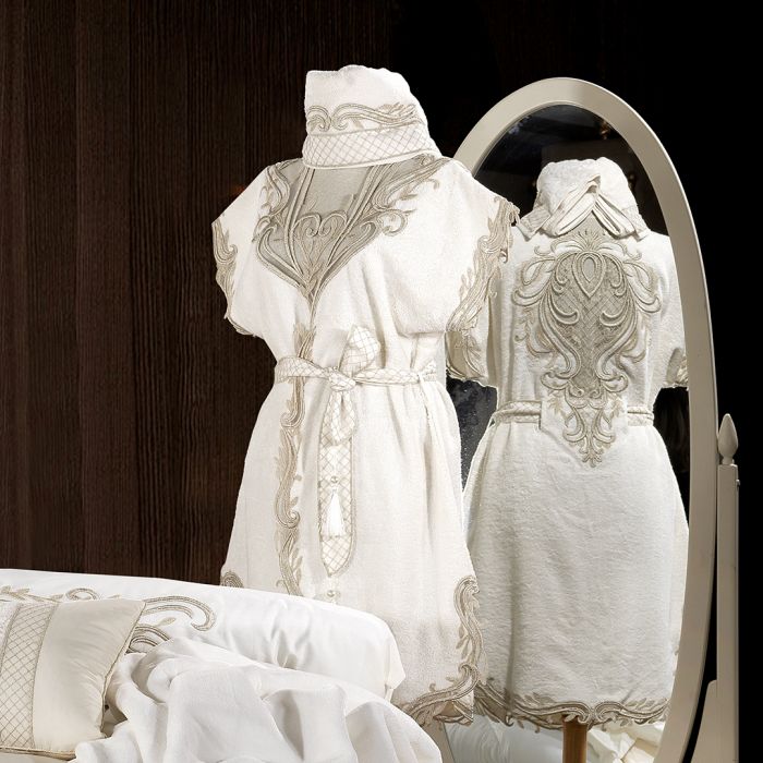 Tiara Kadın Balayı Bornoz Seti Capp - 1