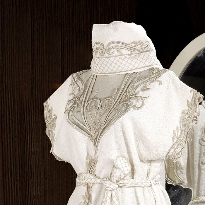 Tiara Kadın Balayı Bornoz Seti Capp - 2