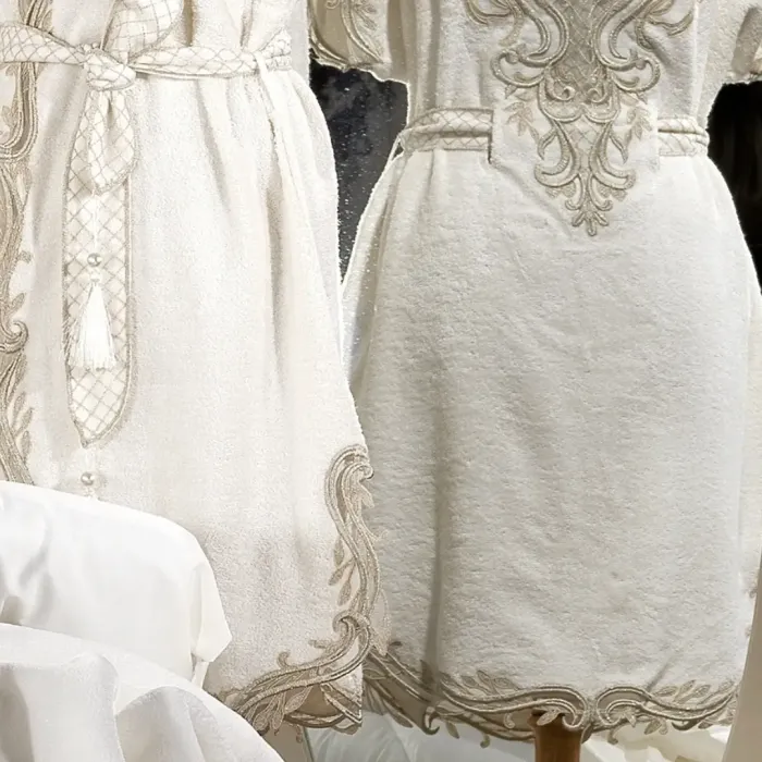 Tiara Kadın Balayı Bornoz Seti Capp - 4