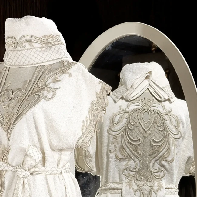 Tiara Kadın Balayı Bornoz Seti Capp - 5