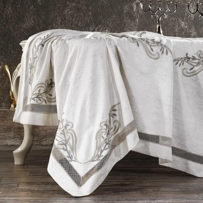 Tiara Masa Örtüsü / Gri̇ - 3