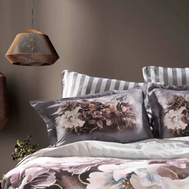 Tiber 7 Parça Çift Kişilik İpek Nevresim Takımı - Zebra Casa (1)