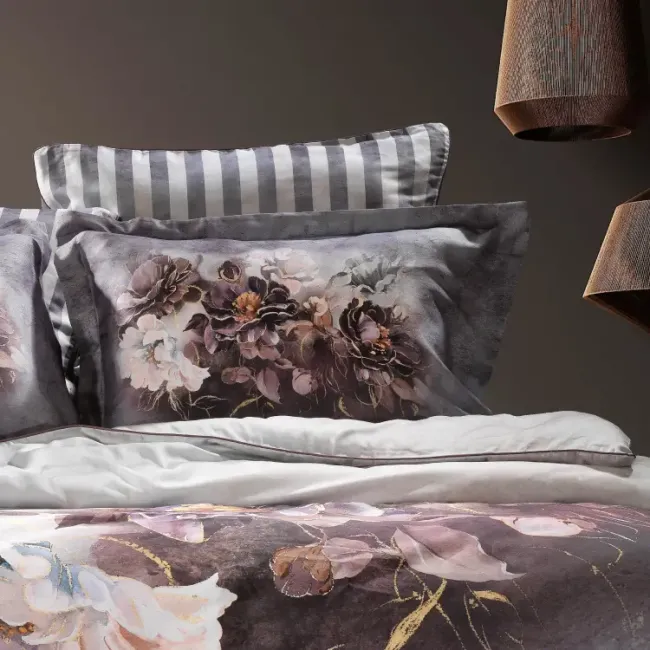 Tiber 7 Parça Çift Kişilik İpek Nevresim Takımı - 5