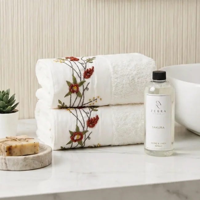 Valeron Kokulu Havlu Seti - 1