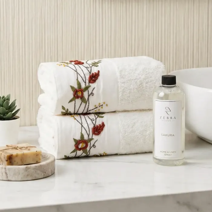 Valeron Kokulu Havlu Seti - 1