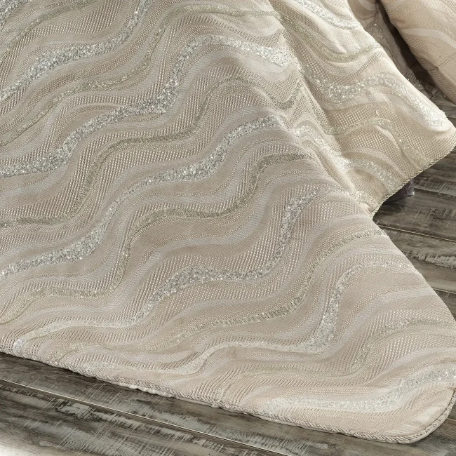 Vivian 11 Parça Yatak Seti / Bej - 3