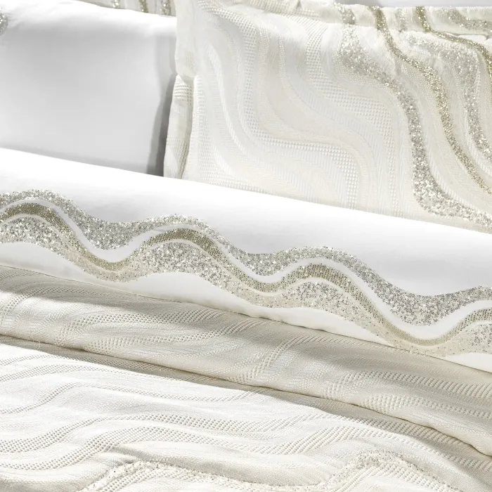 Vivian 11 Parça Yatak Seti / Krem - 2