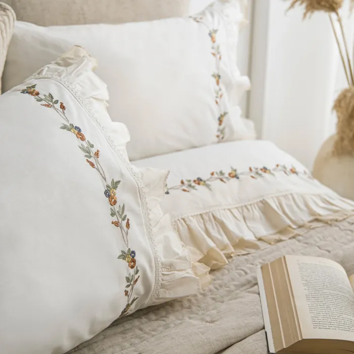 Wendy Çift Kişilik Nevresimli Yatak Örtüsü Seti / Bej - 5