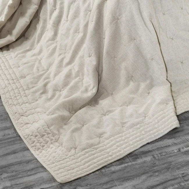 Wendy Çift Kişilik Yatak Örtüsü Takımı / Bej - 5