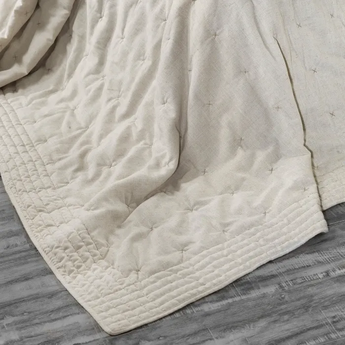 Wendy Çift Kişilik Yatak Örtüsü Takımı / Bej - 5