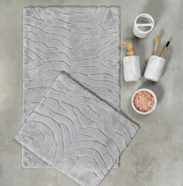 Zebi Pamuk Paspas Seti / Açık Gri - 1